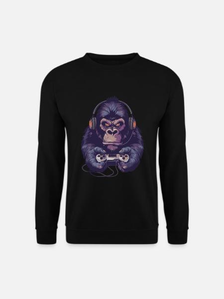 Gorilla Video Game - Unisex Sweatshirt - black