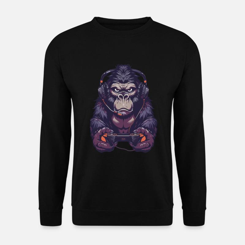 Gorilla Video Game - Unisex Sweatshirt - black
