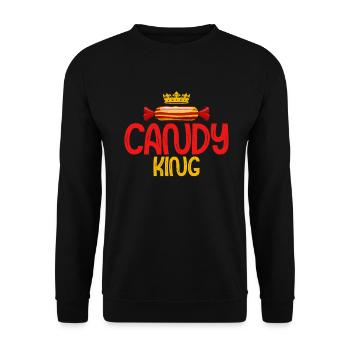 Cadeau de bonbons - Sweat-shirt Unisexe - noir - Devant - Alina (178cm) & Michal (187cm)