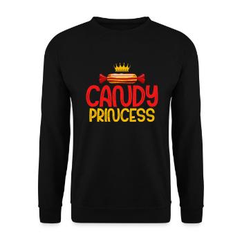 Cadeau de bonbons - Sweat-shirt Unisexe - noir - Devant - Alina (178cm) & Michal (187cm)