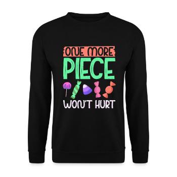 Candy Gift - Unisex Sweatshirt - black - Front - Alina (178cm) & Michal (187cm)