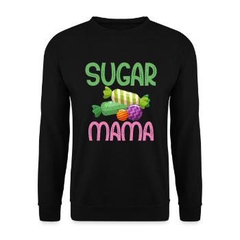 Candy Gift - Unisex Sweatshirt - black - Front - Alina (178cm) & Michal (187cm)