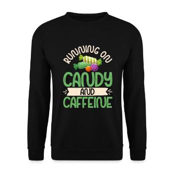 Candy Gift - Unisex Sweatshirt - black - Front - Alina (178cm) & Michal (187cm)
