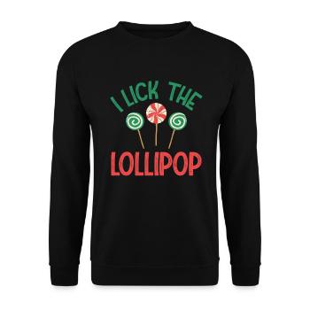 Candy Gift - Unisex Sweatshirt - black - Front - Alina (178cm) & Michal (187cm)