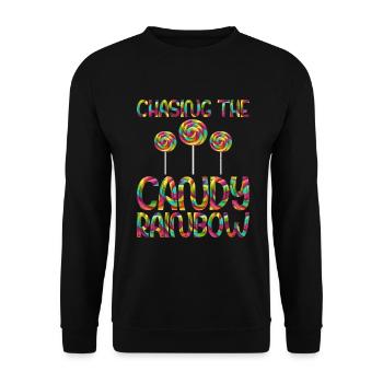 Cadeau de bonbons - Sweat-shirt Unisexe - noir - Devant - Alina (178cm) & Michal (187cm)