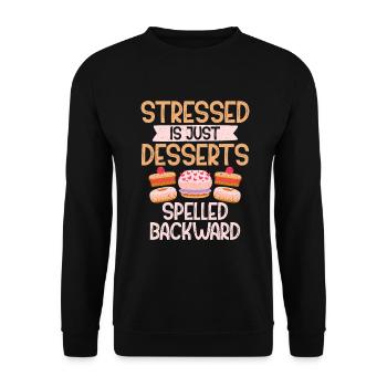 Candy Gift - Unisex Sweatshirt - black - Front - Alina (178cm) & Michal (187cm)