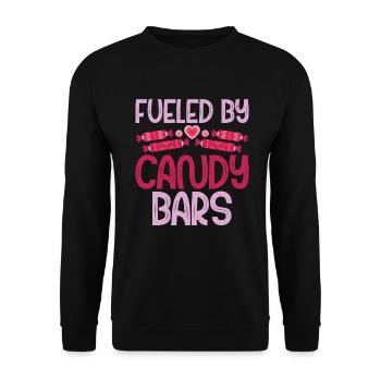 Candy Gift - Unisex Sweatshirt - black - Front - Alina (178cm) & Michal (187cm)