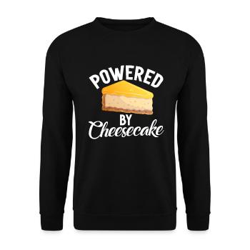 Cadeau de gâteau au fromage - Sweat-shirt Unisexe - noir - Devant - Alina (178cm) & Michal (187cm)