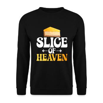 Cadeau de gâteau au fromage - Sweat-shirt Unisexe - noir - Devant - Alina (178cm) & Michal (187cm)