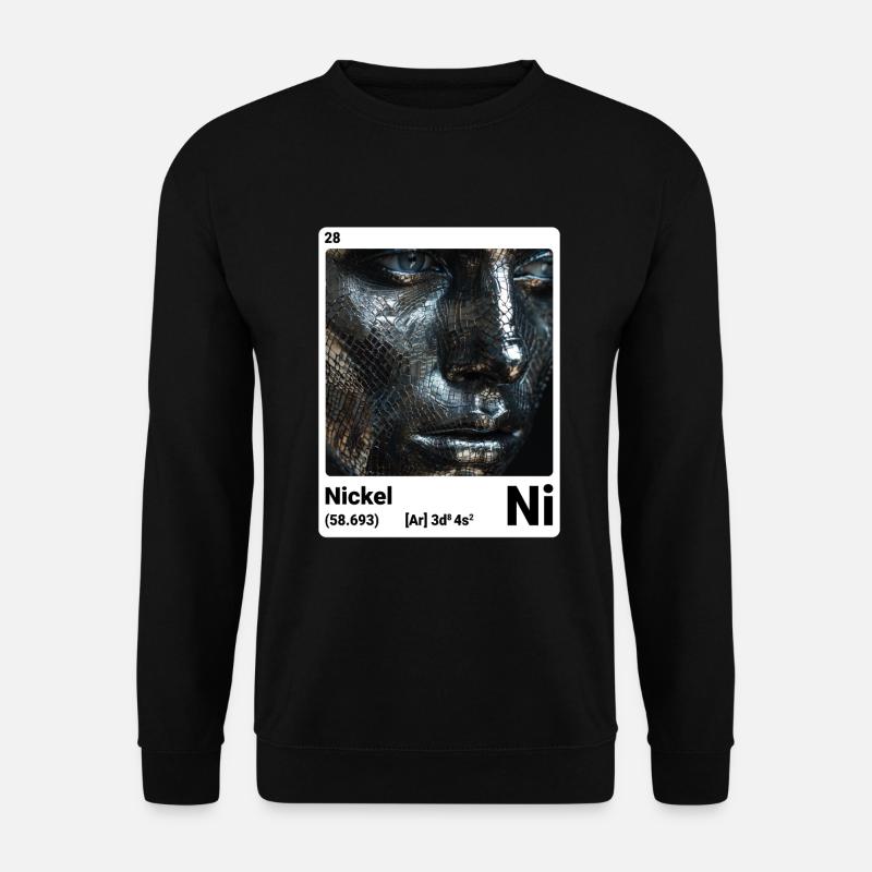 AI am Nickel (wt) - Unisex Sweatshirt - black