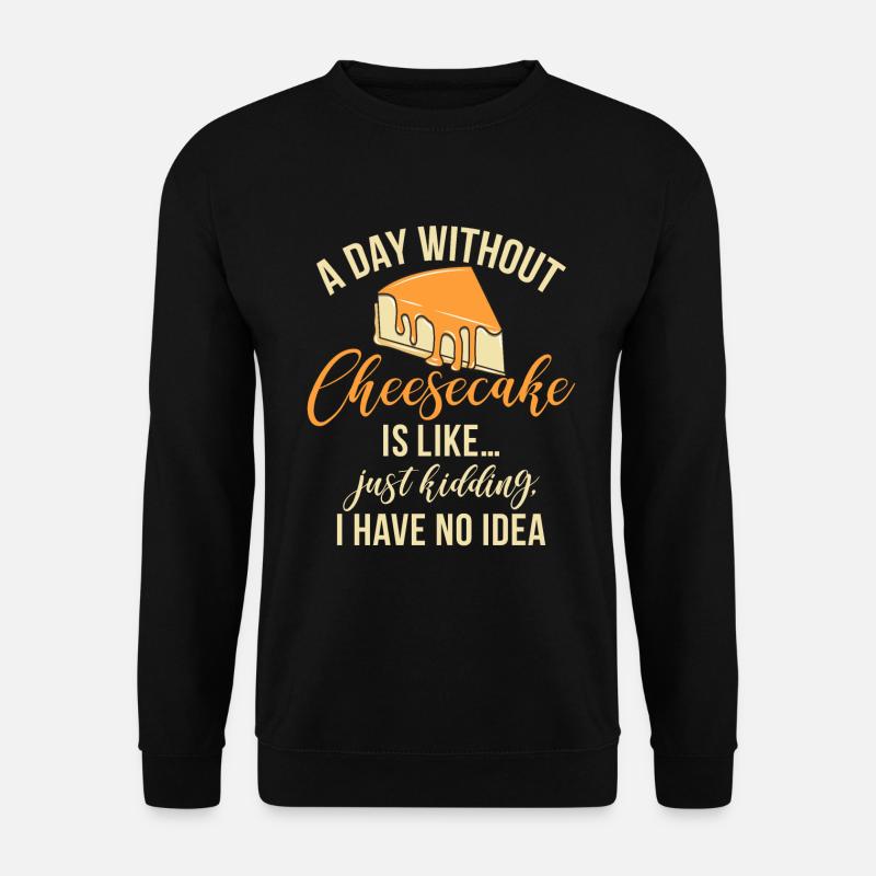 Cheesecake Gift - Unisex Pullover - Schwarz