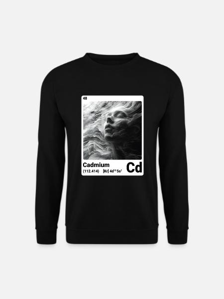 AI am Cadmium (wt) - Unisex Sweatshirt - black