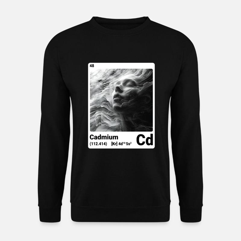 AI am Cadmium (wt) - Sweat-shirt Unisexe - noir