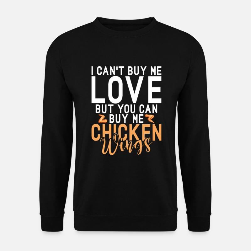 Cadeaux d’ailes de poulet - Sweat-shirt Unisexe - noir