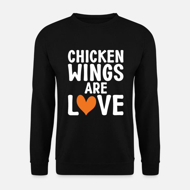 Chicken Wings Gifts - Unisex Pullover - Schwarz