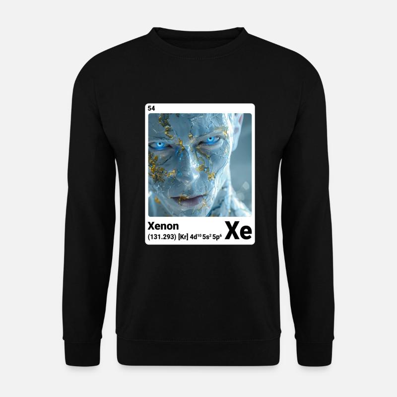 AI am Xenon (wt) - Unisex Sweatshirt - black