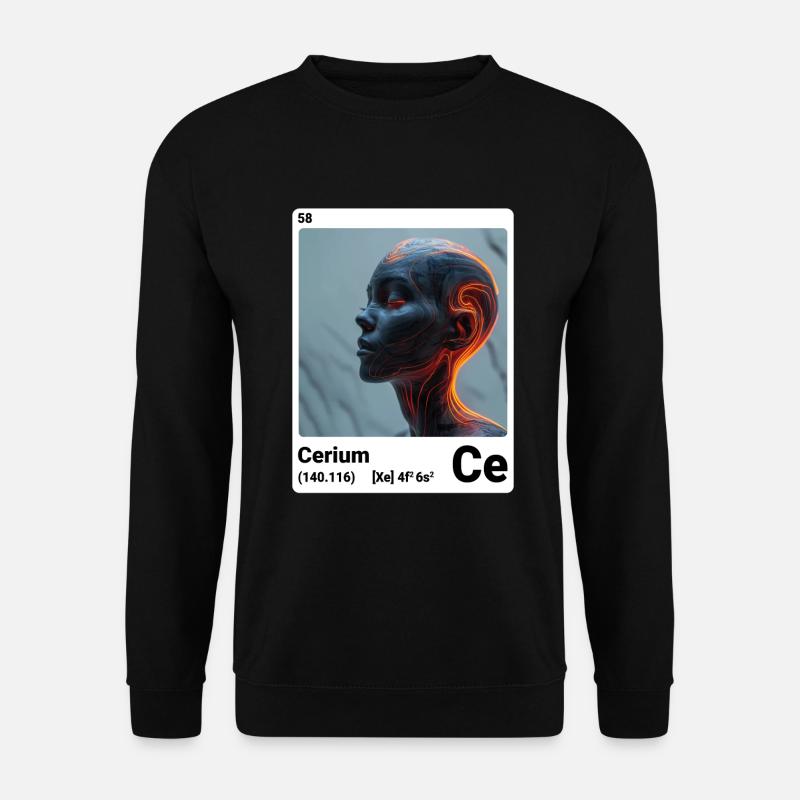 AI am Cerium (wt) - Unisex Sweatshirt - black