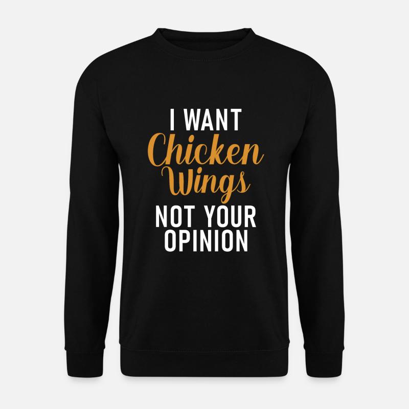 Cadeaux d’ailes de poulet - Sweat-shirt Unisexe - noir