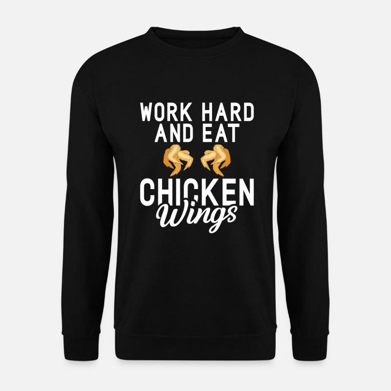 Cadeaux d’ailes de poulet - Sweat-shirt Unisexe - noir