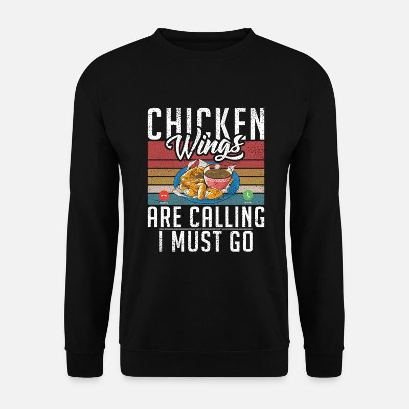 Cadeaux d’ailes de poulet - Sweat-shirt Unisexe - noir