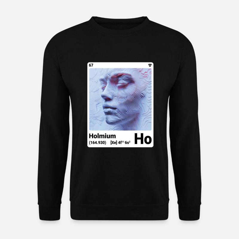 AI am Holmium (wt) - Unisex Sweatshirt - black