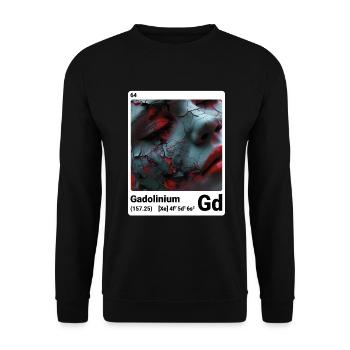 KI bei Gadolinium (wt) - Unisex Pullover - Schwarz - Vorne - Alina (178cm) & Michal (187cm)