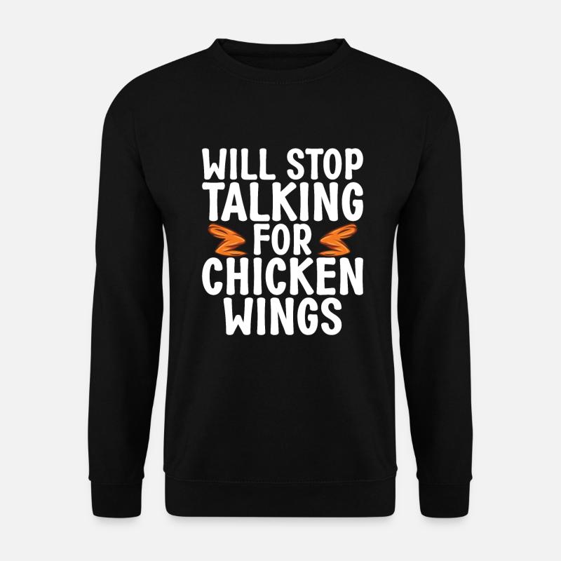 Cadeaux d’ailes de poulet - Sweat-shirt Unisexe - noir