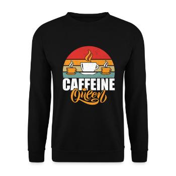 Cadeaux de café - Sweat-shirt Unisexe - noir - Devant - Alina (178cm) & Michal (187cm)