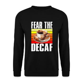 Coffee Gifts - Unisex Pullover - Schwarz - Vorne - Alina (178cm) & Michal (187cm)