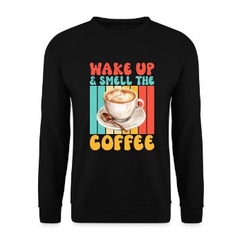Cadeaux de café - Sweat-shirt Unisexe - noir - Devant - Alina (178cm) & Michal (187cm)