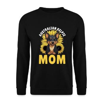 Cadeau de chien Kelpie - Sweat-shirt Unisexe - noir - Devant - Alina (178cm) & Michal (187cm)