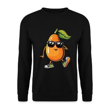 Papaya - Unisex Sweatshirt - black - Front - Alina (178cm) & Michal (187cm)