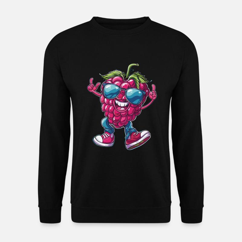 Raspberries - Unisex Sweatshirt - black