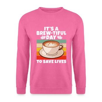 Coffee Gifts - Unisex Pullover - Pink - Vorne
