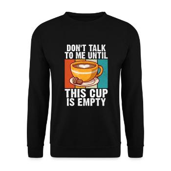 Cadeaux de café - Sweat-shirt Unisexe - noir - Devant - Alina (178cm) & Michal (187cm)