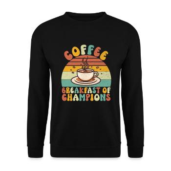 Cadeaux de café - Sweat-shirt Unisexe - noir - Devant - Alina (178cm) & Michal (187cm)