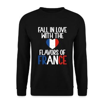 Cadeaux de cuisine française - Sweat-shirt Unisexe - noir - Devant - Alina (178cm) & Michal (187cm)