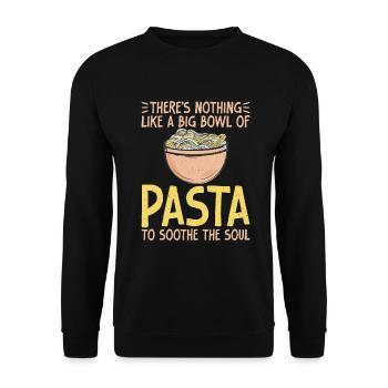Italian Food Gifts - Unisex Sweatshirt - black - Front - Alina (178cm) & Michal (187cm)