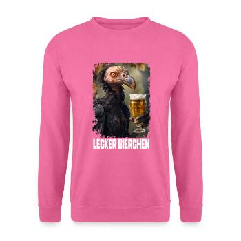Lecker Bierchen Geier - Unisex Pullover - Pink - Vorne