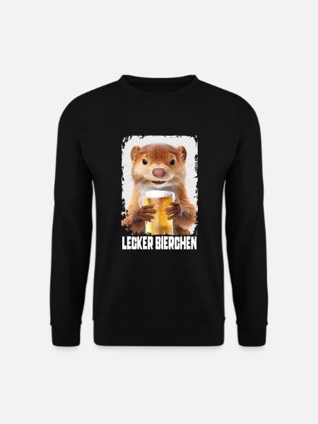Delicious Beer Weasel - Unisex Sweatshirt - black