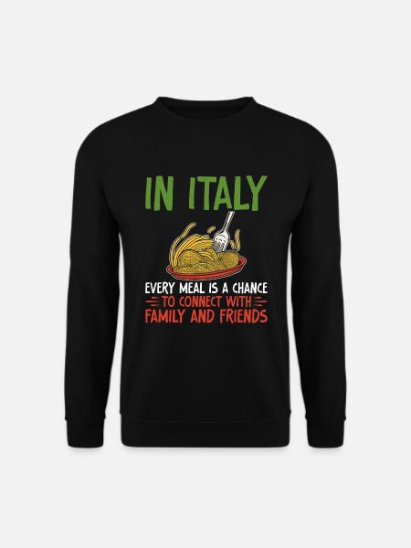 Cadeaux de cuisine italienne - Sweat-shirt Unisexe - noir