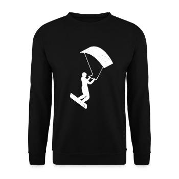 Kitesurfing - Unisex Pullover - Schwarz - Vorne - Alina (178cm) & Michal (187cm)