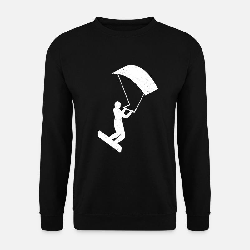 Kitesurfing - Unisex Pullover - Schwarz