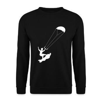 Kitesurfing - Unisex Pullover - Schwarz - Vorne - Alina (178cm) & Michal (187cm)