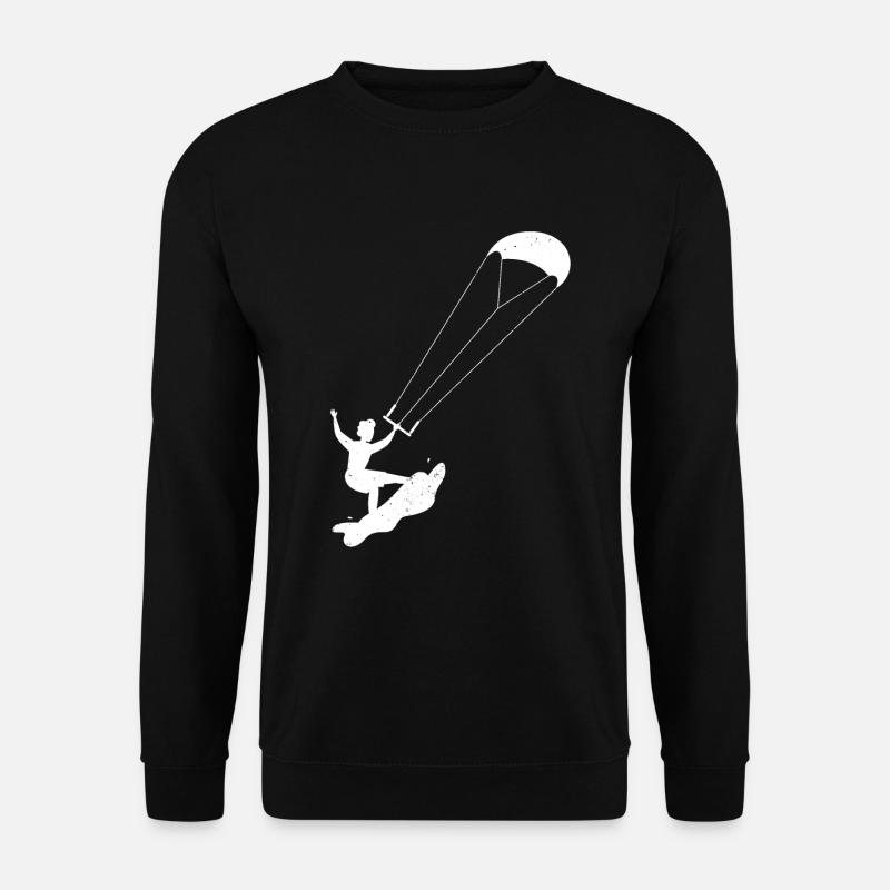Kitesurfing - Unisex Pullover - Schwarz