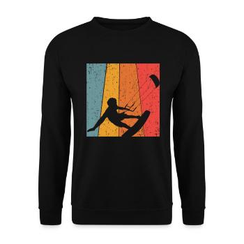 Kitesurfing - Unisex Pullover - Schwarz - Vorne - Alina (178cm) & Michal (187cm)