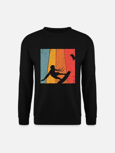 Kitesurfing - Unisex Pullover - Schwarz