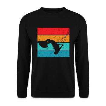 Kitesurfing - Unisex Pullover - Schwarz - Vorne - Alina (178cm) & Michal (187cm)