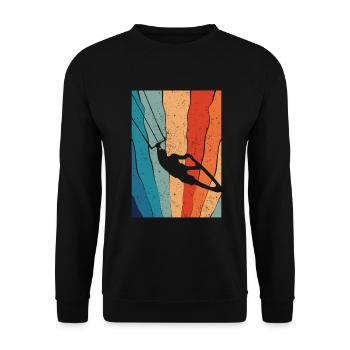 Kitesurfing - Unisex Pullover - Schwarz - Vorne - Alina (178cm) & Michal (187cm)