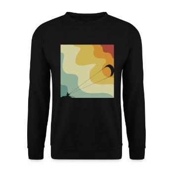 Kitesurfing - Unisex Pullover - Schwarz - Vorne - Alina (178cm) & Michal (187cm)